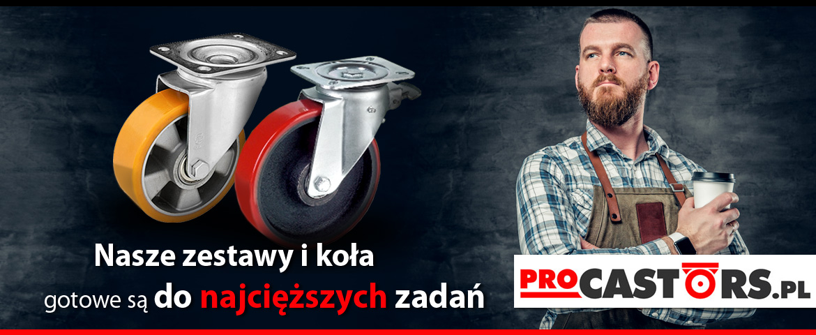 Kółka koła do dużych obciążeń Zestawy ALPU i ZPU