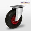 Swivel castor KPS-CSPN 260K Pneumatic tyre Steel rim Load Capacity 100kg / 260mm/ ball bearing