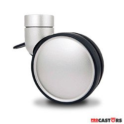 Kółko skrętne z hamulcem/bez CARGO 100/120/150/220 Nylon/włókno szklane/niebrudząca guma/ABS Nośność 100kg RÓŻNE KOLORY