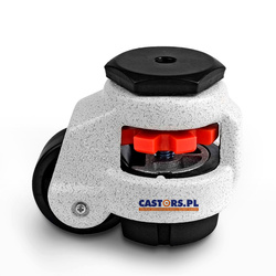 Kółko ze stopką CASTFSR 050/1 - 42 mm - 40kg - na jedną śrubę - obrotowe