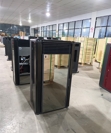 Kominek koza na pellet CR-02 3-9KW 60-80m2 CZARNY