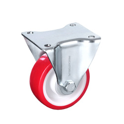 Kółko transportowe fi 160 stałe do wózka LOTPE-POPU 160K z kołem poliamidowo-poliuretanowym. Nośność 350 kg / 125mm/ kulkowe