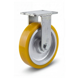 2500 kg Koło transportowe kontenera stałe CAST-HFWW-BZPU 250K przemysłowe do dużych obciążeń kontenera Nośność 2500 kg / 250mm