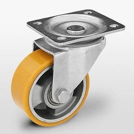 200 kg 80mm Kółka do wózka transportowe obrotowe do dużych obciążeń KPM-ALPU 80K 200 kg / 600-800 kg/4 koła Kółka skrętne do wózków platform 80mm Zestaw kołowy