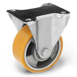 Kółko transportowe fi 125 mm 300 kg stałe do dużych obciążeń LO-FM-ALPU 100K