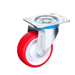 Kółko fi 160 obrotowe do wózka LOKPE-POPU 160K z kołem poliuretanowo-polamidowym. Nośność 350 kg / 160mm/ kulkowe