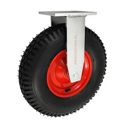Koło pneumatyczne 400 kg stałe CAST-ZAB4003X6ZŁ do wózka transportowego 400mm