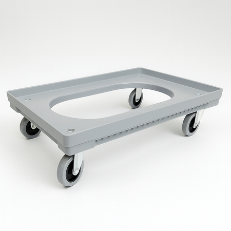 Wózek na skrzynki 400x600 - wózek transportowy do skrzynek EURO