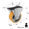 Kółko transportowe fi 125 mm 300 kg stałe do dużych obciążeń LO-FM-ALPU 100K