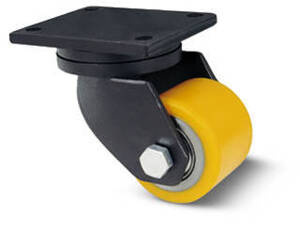 Niskie Kółko Transportowe 1000 kg obrotowe CASTKPWM-STPU 82 do bardzo dużych obciążeń przemysłowe