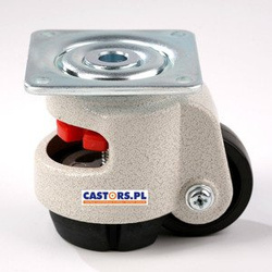 Kółko ze stopką CASTFSR 1300/3 - 72 mm - 750 kg - obrotowe