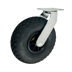 Koło pneumatyczne skrętne fi 260 mm 150 kg do wózka CAST-2602D