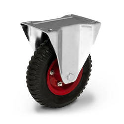 Kółko pompowane transportowe stałe TPS-CSPN 220K  koło pneumatyczne stalowa piasta  Nośność 100 kg / 220mm / kulkowe