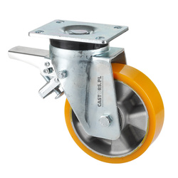 Koło transportowe fi 200 800 kg obrotowe z hamulcem SWHP-ALPU 200HC 200mm